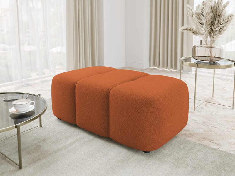 Flo Rahi 93 cm - Oranssi - Huonekalut - Tuoli & nojatuoli - Jakkara & jalkarahi - Rahi