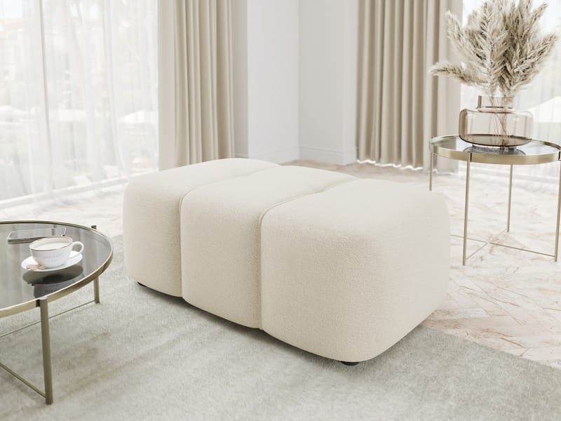 Flo Rahi 93 cm - Valkoinen - Huonekalut - Tuoli & nojatuoli - Jakkara & jalkarahi - Rahi