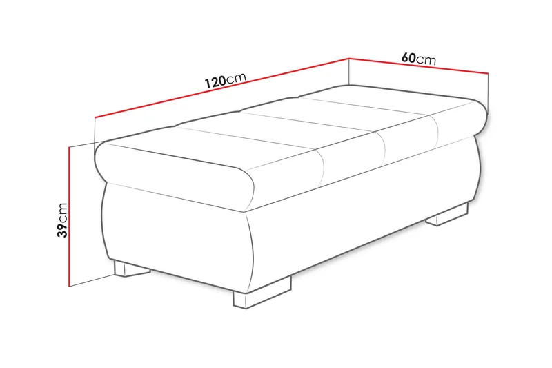 Gamal Rahi 60 cm - Beige - Huonekalut - Tuoli & nojatuoli - Jakkara & jalkarahi - Rahi