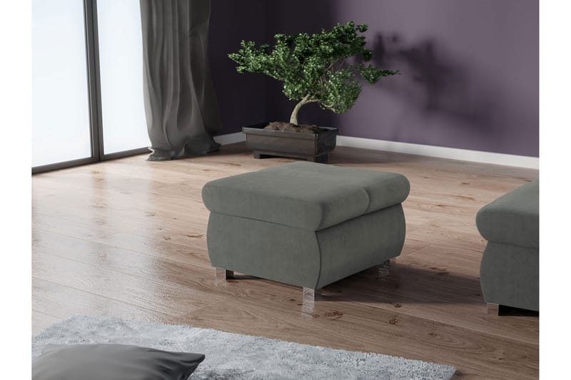 Gamal Rahi 60 cm - Harmaa - Huonekalut - Tuoli & nojatuoli - Jakkara & jalkarahi - Rahi