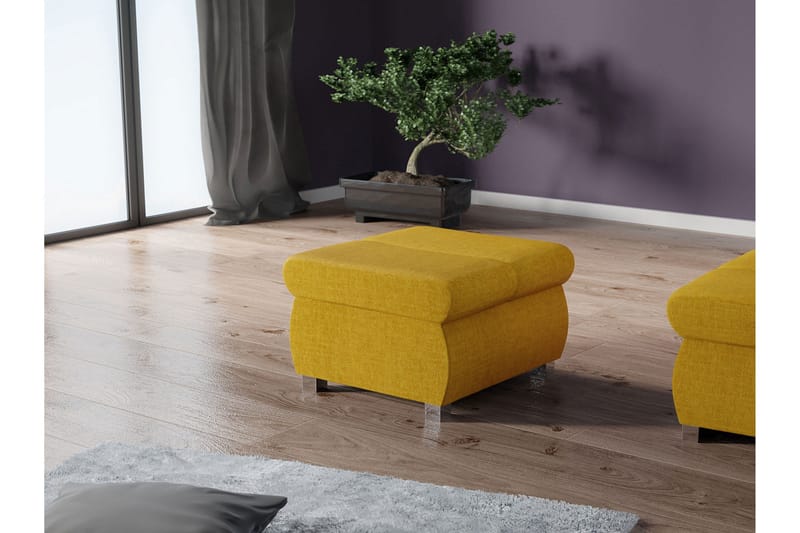 Gamal Rahi 60 cm - Keltainen - Huonekalut - Tuoli & nojatuoli - Jakkara & jalkarahi - Rahi