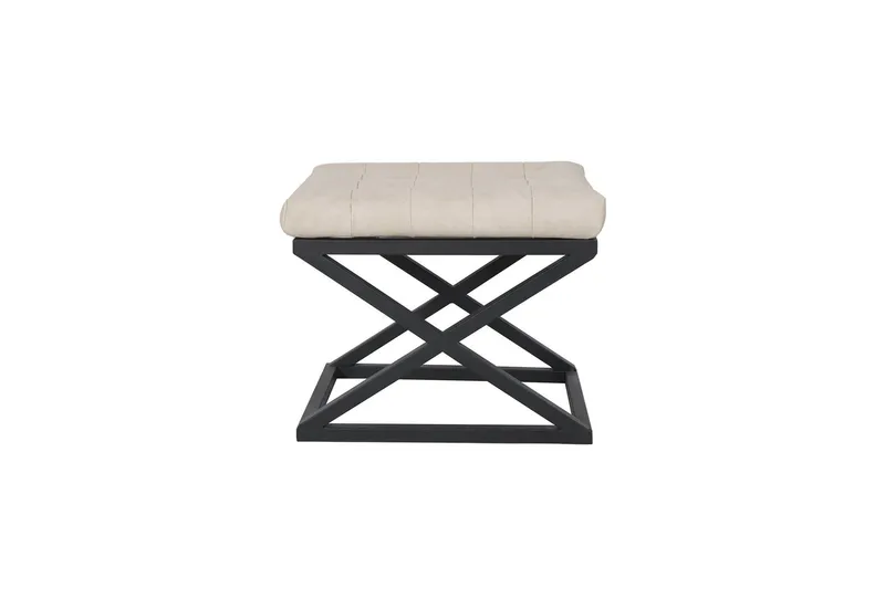 Gillie Rahipöytä 40 cm - Musta/Valkoinen - Huonekalut - Tuoli & nojatuoli - Jakkara & jalkarahi - Säkkirahi