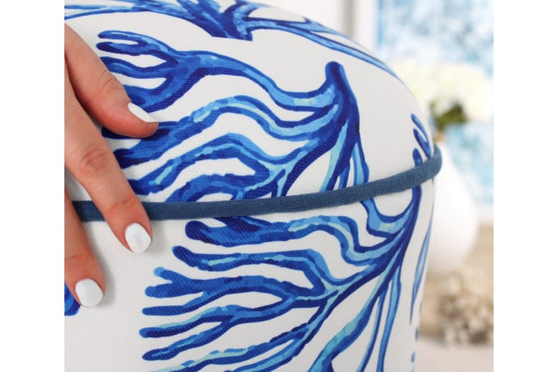 Greysen Rahipöytä 43 cm - Monivärinen - Huonekalut - Tuoli & nojatuoli - Jakkara & jalkarahi - Säkkirahi