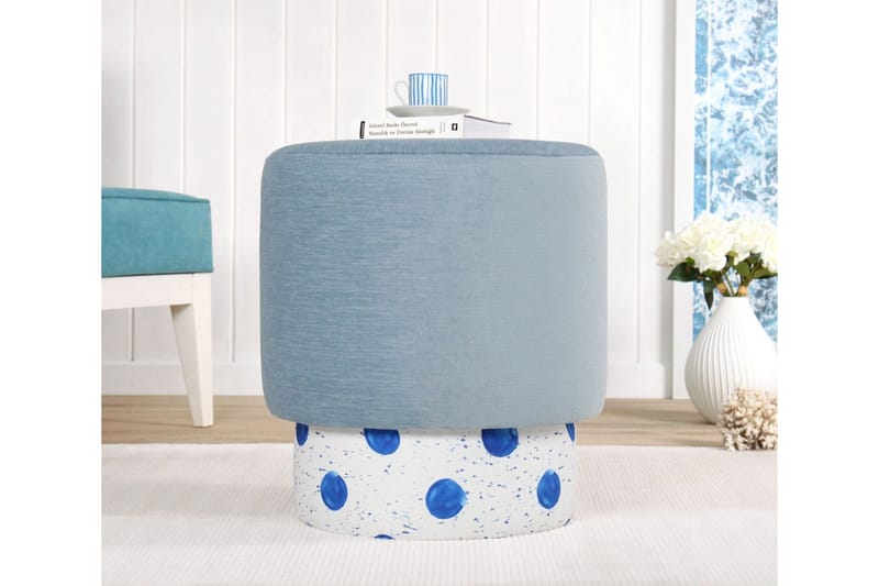 Gunner Rahipöytä 43 cm - Monivärinen - Huonekalut - Tuoli & nojatuoli - Jakkara & jalkarahi - Säkkirahi