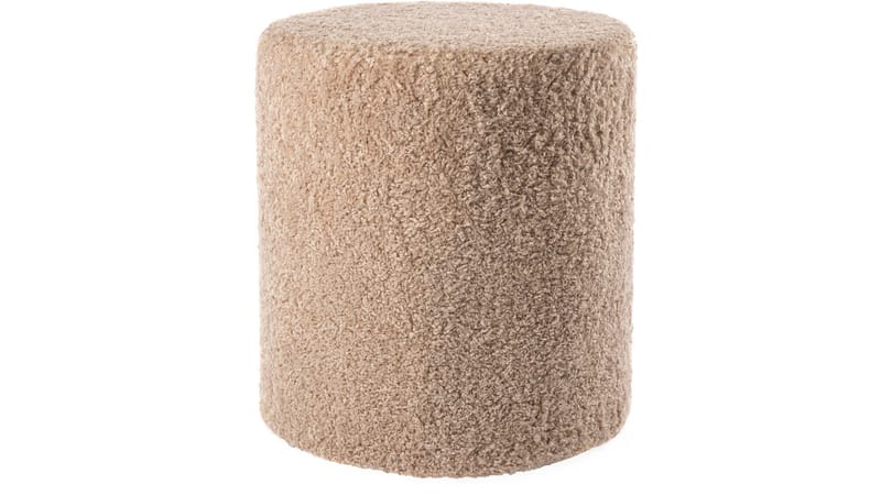 House Puff 40 cm Pyöreä Teddy, Beige