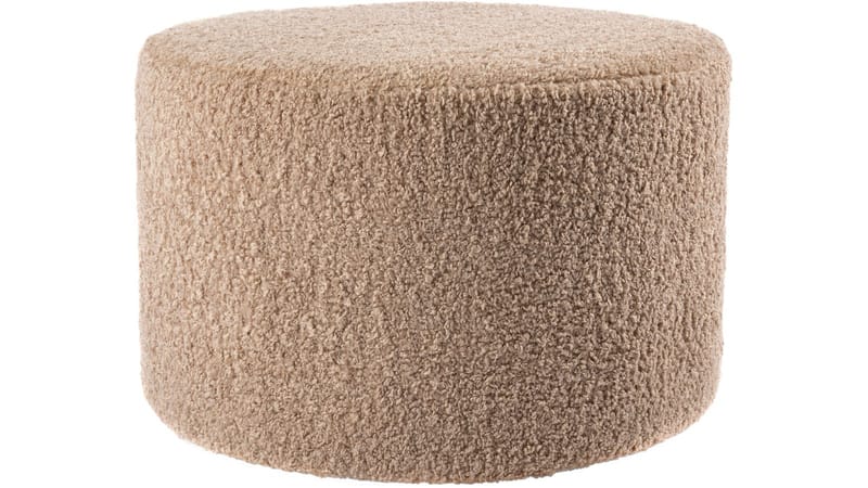 House Puff 55 cm Pyöreä Teddy, Beige