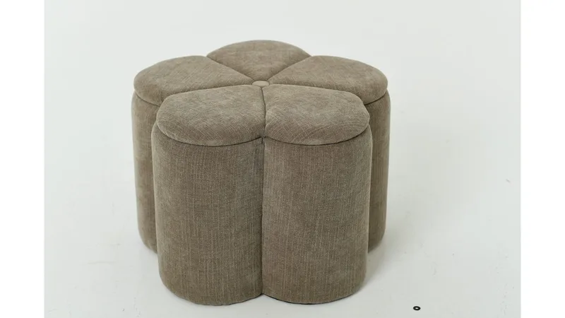 Istuinrahi Viresta säilytystilalla Ø60 cm, Beige