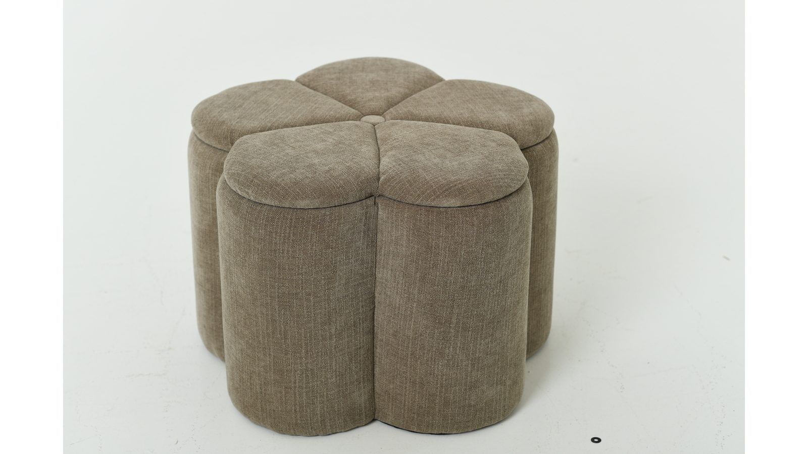 Istuinrahi Viresta säilytystilalla Ø60 cm - Beige