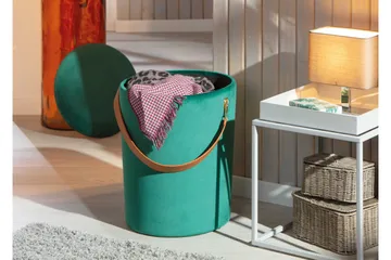 Jakkara Joone - Vihreä - Huonekalut - Tuoli & nojatuoli - Jakkara & jalkarahi
