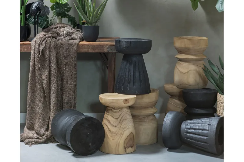 Jakkara Milbank - Luonnonväri - Huonekalut - Tuoli & nojatuoli - Jakkara & jalkarahi