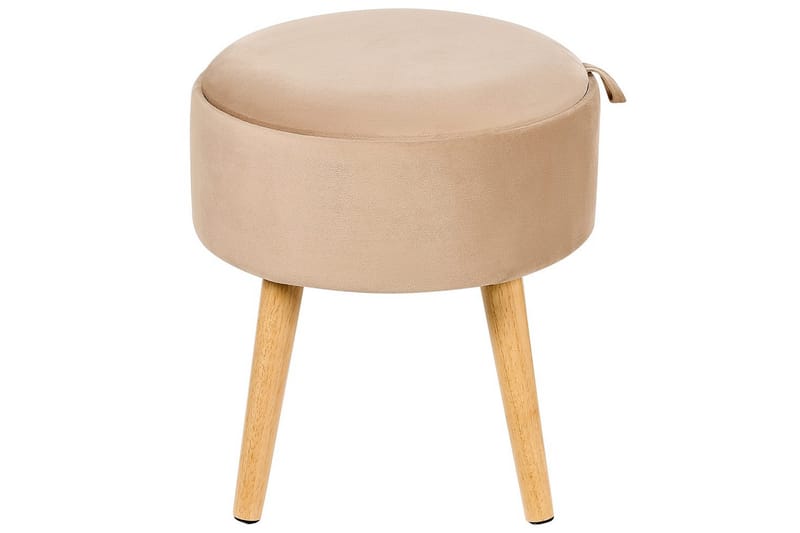 Jakkara Neely Beige - Beige - Huonekalut - Tuoli & nojatuoli - Jakkara & jalkarahi - Rahi