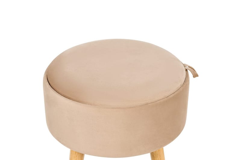 Jakkara Neely Beige - Beige - Huonekalut - Tuoli & nojatuoli - Jakkara & jalkarahi - Rahi