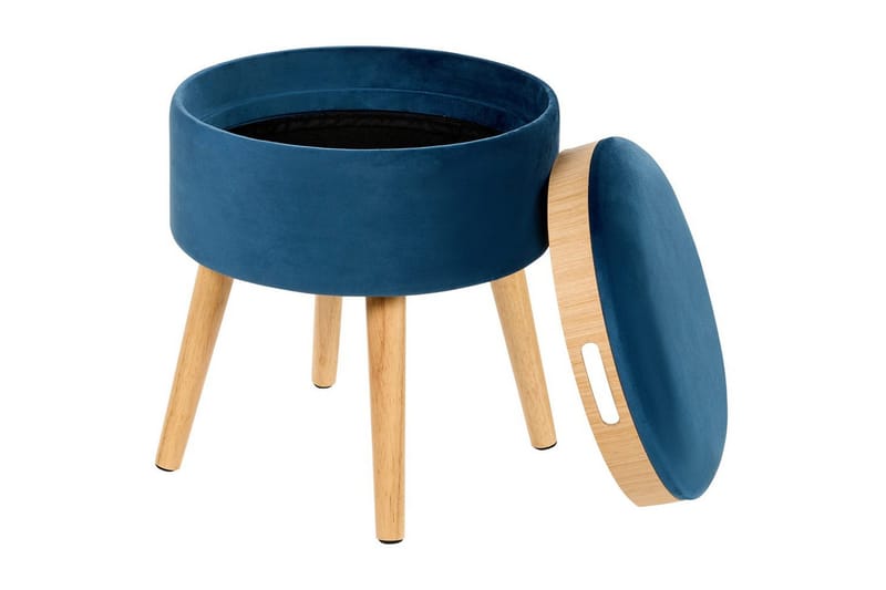 Jakkara Neely Sininen - Sininen - Huonekalut - Tuoli & nojatuoli - Jakkara & jalkarahi - Rahi