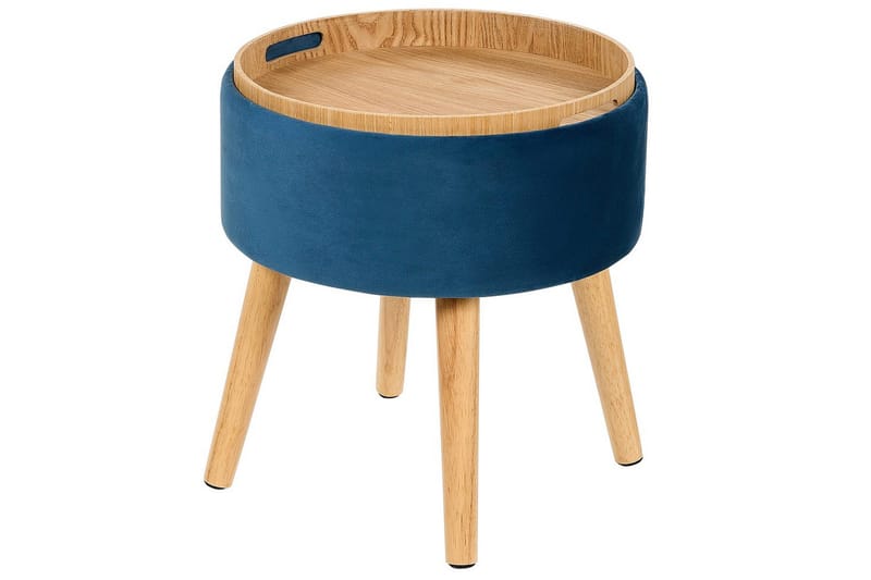 Jakkara Neely Sininen - Sininen - Huonekalut - Tuoli & nojatuoli - Jakkara & jalkarahi - Rahi