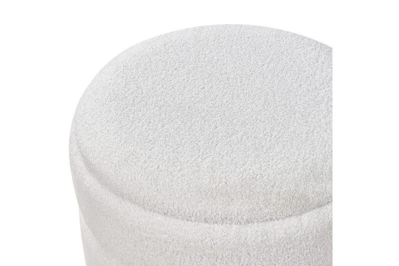 Jakkara Okaton Valkoinen/vaalea puu - Valkoinen/vaalea puu - Huonekalut - Tuoli & nojatuoli - Jakkara & jalkarahi - Rahi