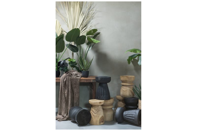 Jakkara Rankel - Musta - Huonekalut - Tuoli & nojatuoli - Jakkara & jalkarahi