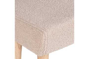 Jakkara Takoma Beige/vaalea puu - Beige/vaalea puu - Huonekalut - Tuoli & nojatuoli - Jakkara & jalkarahi - Rahi