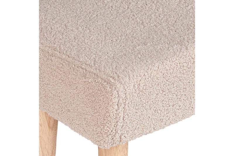 Jakkara Takoma Beige/vaalea puu - Beige/vaalea puu - Huonekalut - Tuoli & nojatuoli - Jakkara & jalkarahi - Rahi