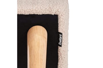 Jakkara Takoma Beige/vaalea puu - Beige/vaalea puu - Huonekalut - Tuoli & nojatuoli - Jakkara & jalkarahi - Rahi