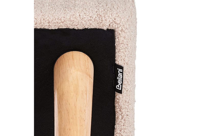 Jakkara Takoma Beige/vaalea puu - Beige/vaalea puu - Huonekalut - Tuoli & nojatuoli - Jakkara & jalkarahi - Rahi