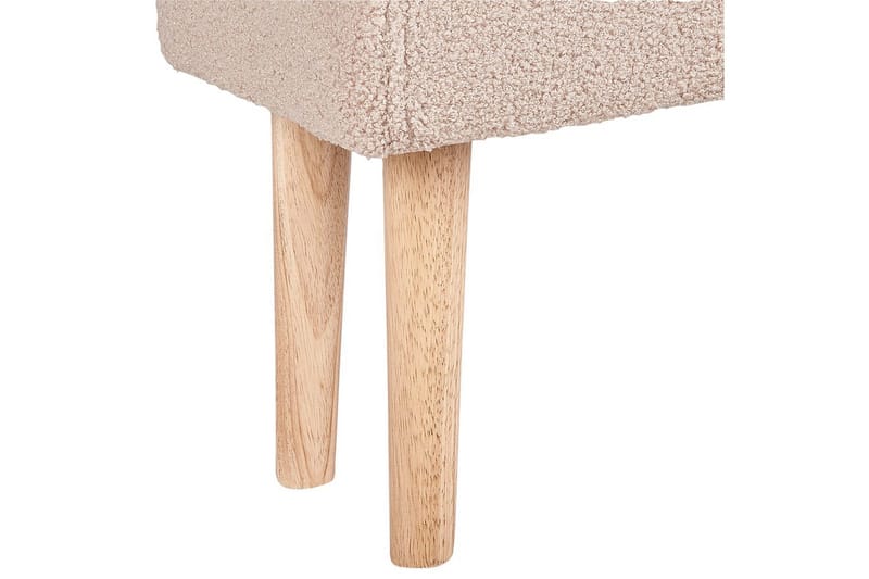 Jakkara Takoma Beige/vaalea puu - Beige/vaalea puu - Huonekalut - Tuoli & nojatuoli - Jakkara & jalkarahi - Rahi