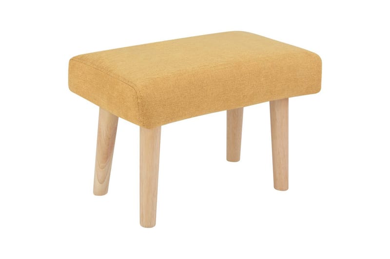 Jakkara Takoma II Keltainen/vaalea puu - Keltainen/vaalea puu - Huonekalut - Tuoli & nojatuoli - Jakkara & jalkarahi - Rahi