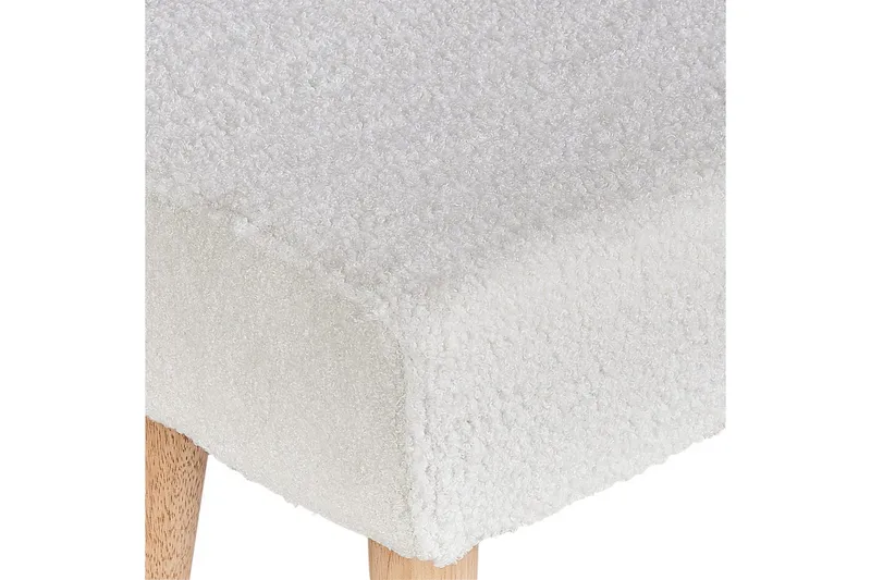 Jakkara Takoma Valkoinen/vaalea puu - Valkoinen/vaalea puu - Huonekalut - Tuoli & nojatuoli - Jakkara & jalkarahi - Rahi