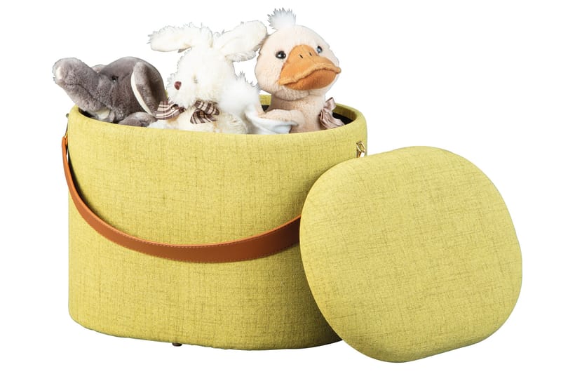 Jakkara Zampacorta - Keltainen / Vihreä - Huonekalut - Tuoli & nojatuoli - Jakkara & jalkarahi