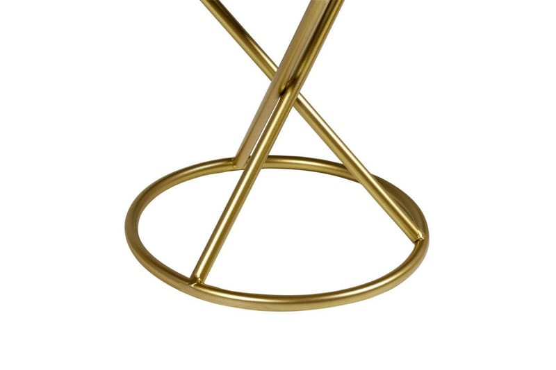 Jakkara Presho Valkoinen/kulta - Valkoinen/kulta - Huonekalut - Tuoli & nojatuoli - Jakkara & jalkarahi - Rahi