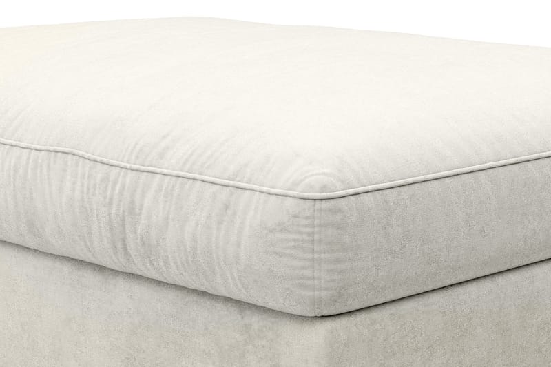 Jalkarahi Dubai Sametti - Valkoinen - Huonekalut - Tuoli & nojatuoli - Jakkara & jalkarahi - Rahi