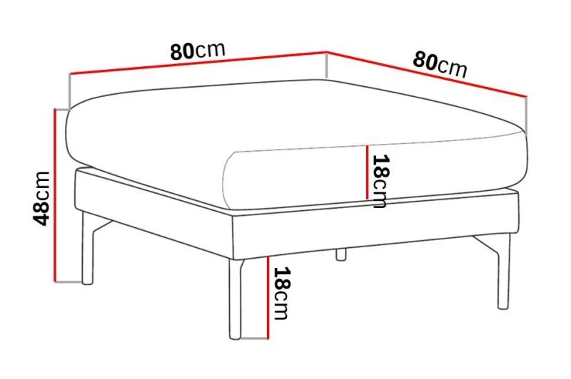 Jalkarahi Menard - Beige - Huonekalut - Tuoli & nojatuoli - Jakkara & jalkarahi - Rahi