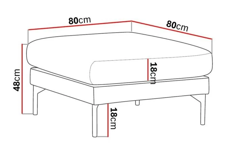 Jalkarahi Menard Kangasista - Beige - Huonekalut - Tuoli & nojatuoli - Jakkara & jalkarahi - Rahi