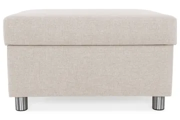 Jalkarahi Nevada säilytyksellä 80x65 - Beige - Huonekalut - Tuoli & nojatuoli - Jakkara & jalkarahi - Rahi