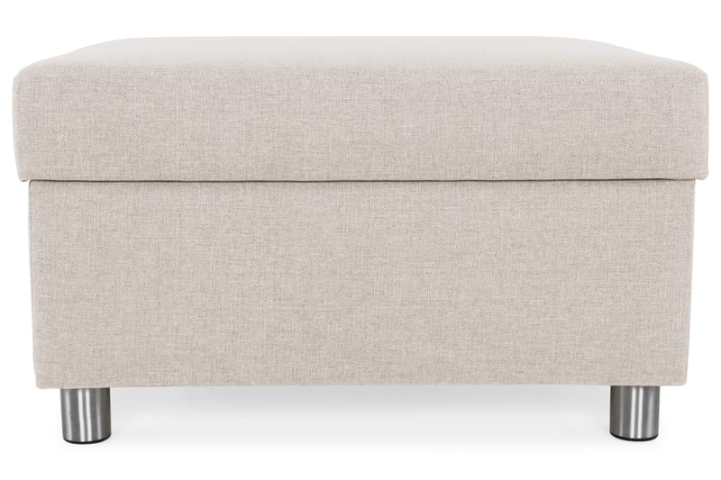 Jalkarahi Nevada säilytyksellä 80x65 - Beige - Huonekalut - Tuoli & nojatuoli - Jakkara & jalkarahi - Rahi