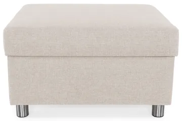 Jalkarahi Nevada säilytyksellä 80x65 - Beige - Huonekalut - Tuoli & nojatuoli - Jakkara & jalkarahi - Rahi