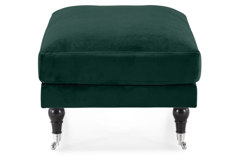 Jalkarahi Webber Sametti - Tummanvihreä Kromi - Huonekalut - Tuoli & nojatuoli - Jakkara & jalkarahi - Rahi