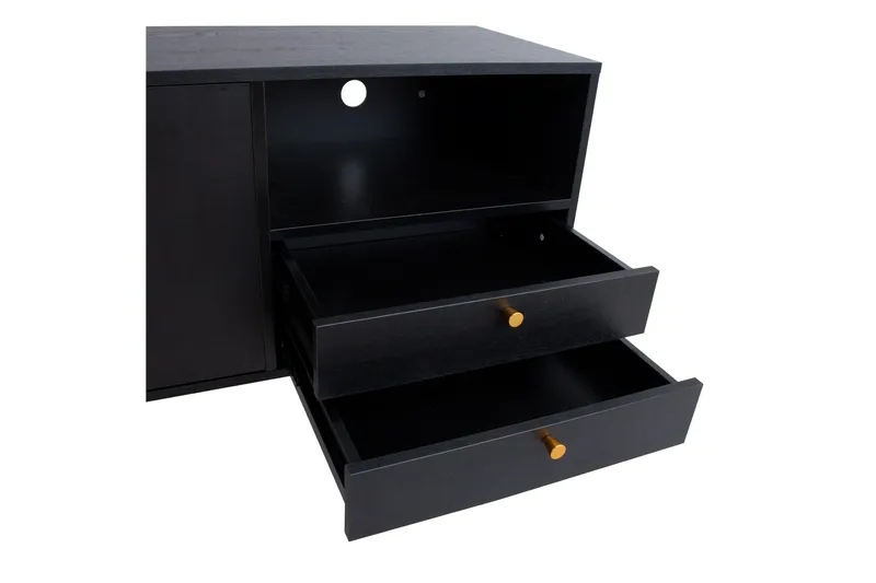 Lipasto Luxemburg Musta/Kupari - Säilytys - Säilytyskalusteet - Senkki