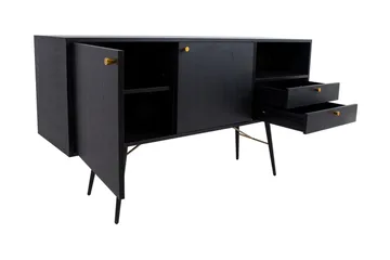 Lipasto Luxemburg Musta/Kupari - Säilytys - Säilytyskalusteet - Senkki