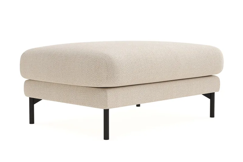 Menard Premium Jalkatuki Chenillellä - Vaalea beige - Huonekalut - Tuoli & nojatuoli - Jakkara & jalkarahi - Rahi