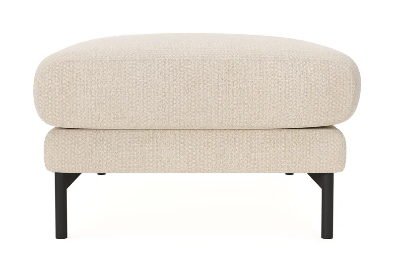 Menard Premium Jalkatuki Chenillellä - Vaalea beige - Huonekalut - Tuoli & nojatuoli - Jakkara & jalkarahi - Rahi