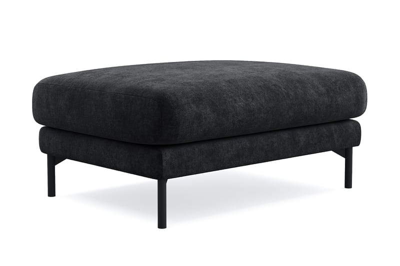 Menard Premium rahi chenillessä - Musta - Huonekalut - Tuoli & nojatuoli - Jakkara & jalkarahi - Rahi