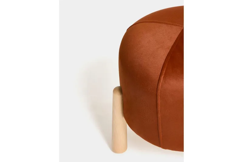 Orryn Jalkajakkara 40 cm - Oranssi/Luonnollinen - Huonekalut - Tuoli & nojatuoli - Jakkara & jalkarahi - Rahi