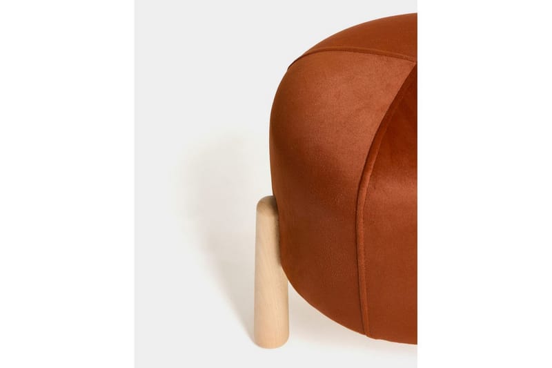 Orryn Jalkajakkara 40 cm - Oranssi/Luonnollinen - Huonekalut - Tuoli & nojatuoli - Jakkara & jalkarahi - Rahi