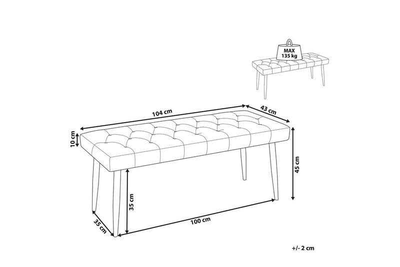 Penkki Essonne - Huonekalut - Tuoli & nojatuoli - Jakkara & jalkarahi - Rahi