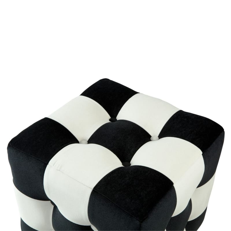 Peticire Istuinrahi 42 cm - Musta ja valkoinen - Huonekalut - Tuoli & nojatuoli - Jakkara & jalkarahi - Säkkirahi