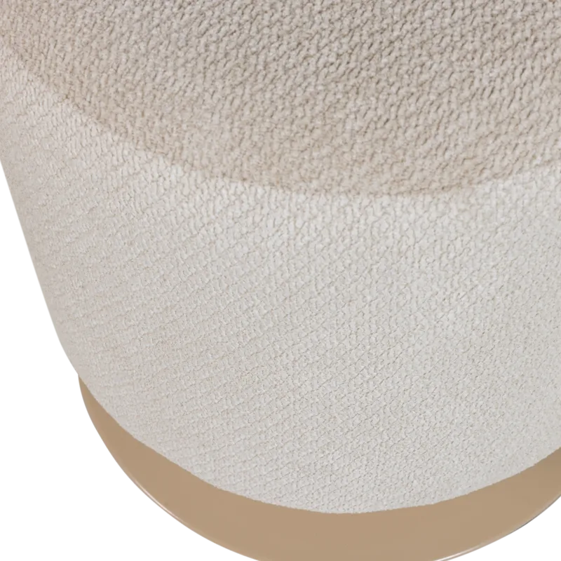 Pyörivä rahi Islen 39 cm pyöreä - Beige - Huonekalut - Tuoli & nojatuoli - Jakkara & jalkarahi - Säkkirahi