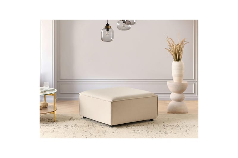 Rahi Ardal Beige/musta - Beige/musta - Huonekalut - Tuoli & nojatuoli - Jakkara & jalkarahi - Rahi