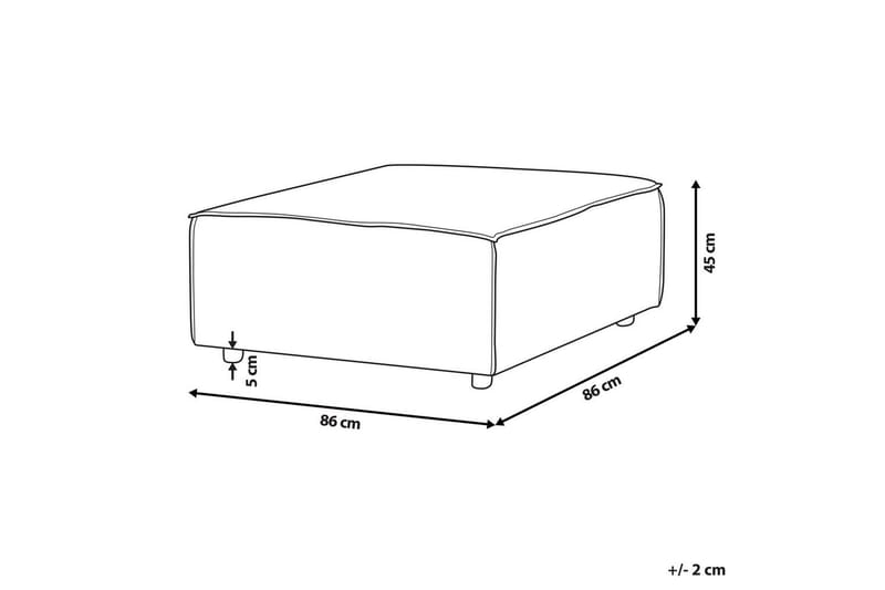 Rahi Ardal Taupe/musta - Taupe/musta - Huonekalut - Tuoli & nojatuoli - Jakkara & jalkarahi - Rahi