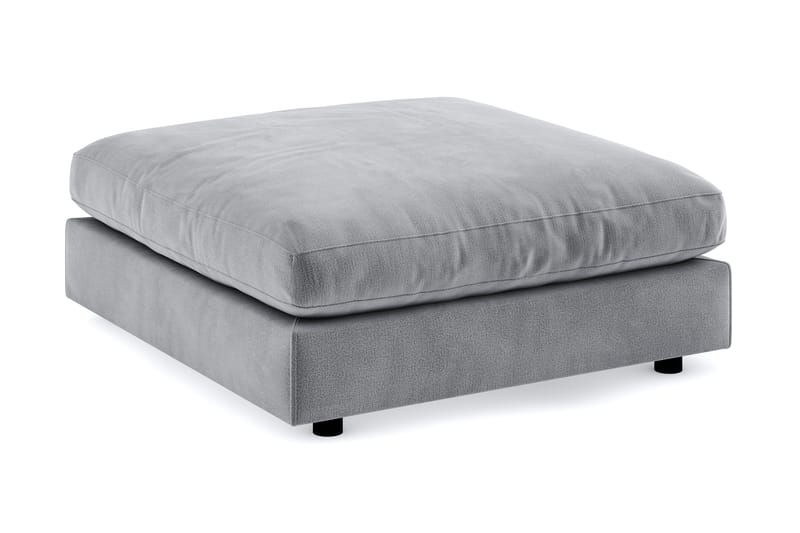 Arken Rahi Sametti - Vaaleanharmaa - Huonekalut - Tuoli & nojatuoli - Jakkara & jalkarahi - Rahi