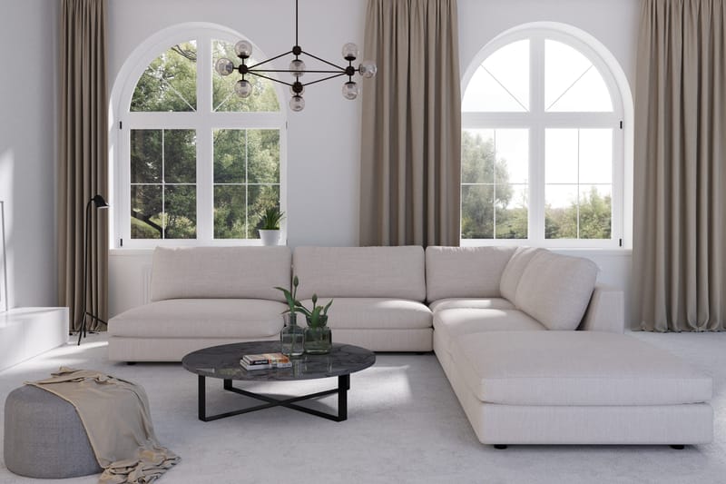 Arken Rahi - Pellavanbeige - Huonekalut - Tuoli & nojatuoli - Jakkara & jalkarahi - Rahi